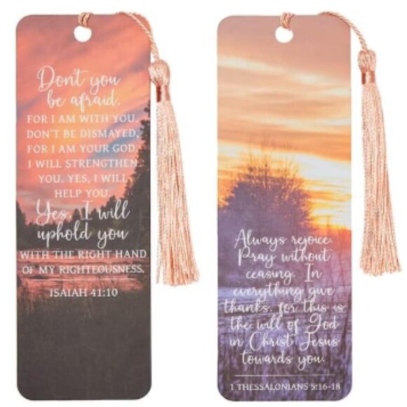 New Bible Verse Bookmarks with Tassel 2ct - Picture 3 of 4